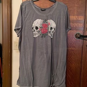 Torrid Skull Thin Top